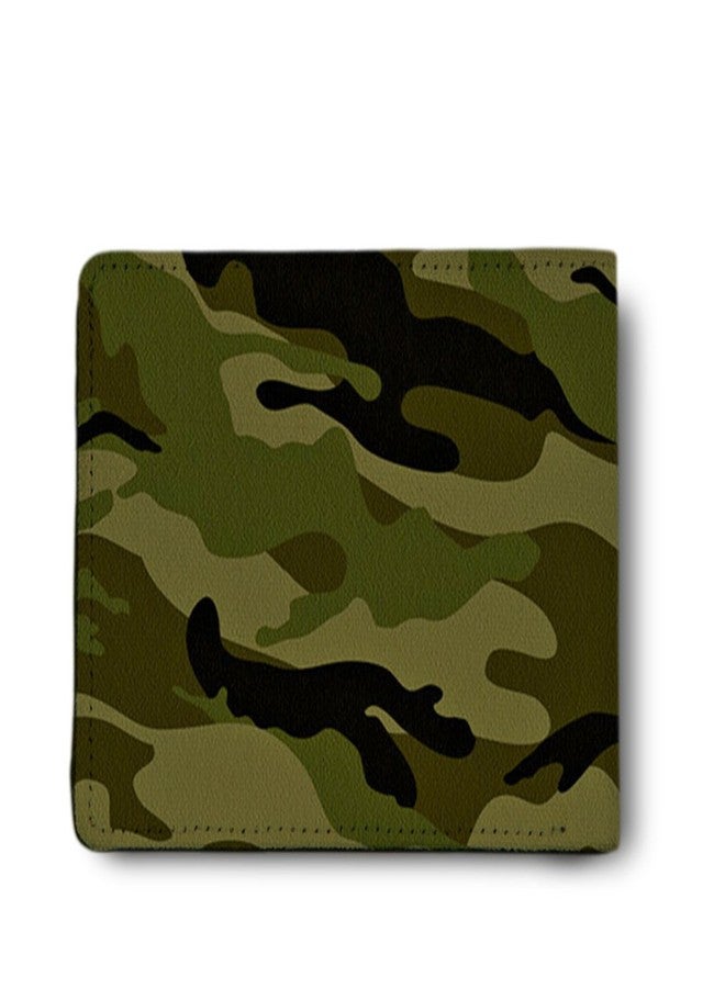 ShopMantra Men's Wallet | Wallet for Men's | Wallet for Boy's | Camouflage Quotes Design Printed Pu Leather Wallet for Men's/Boy's. - Image 2